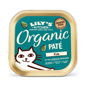 vandermeer LILY'S KITCHEN CAT ORGANIC FISH PATE 19X85 GR