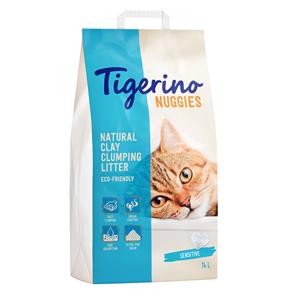 14L Sensitive Tigerino Nuggies Kattenbakvulling Parfumvrije Kleikorrels