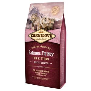 Carnilove 6kg Salmon & Turkey for Kittens Healthy Growth  Kattenvoer