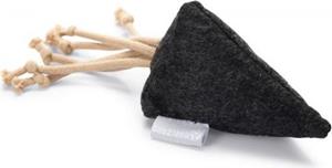 Beeztees Catnip Kussentje Yeti - Kattenspeelgoed - Grijs - 20 cm