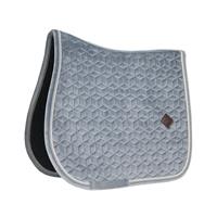 Kentucky Horsewear Schabracke Basic Velvet Springen > grau