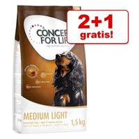Concept for Life 2 + 1 gratis! 3 x 1,5 kg  Hondenvoer - Medium Sensitive