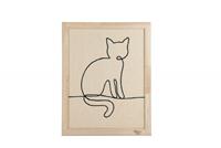Designed by Lotte Sammy - Krabplank - Hout - 50x40x2 cm