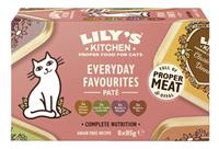 Voordeelpakket 16 x 85 g Lily's Kitchen Smooth Pate Selection voor Katten gemengd pakket (4 soorten) kattenvoer nat