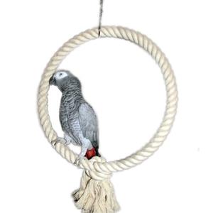 Homestyle Vogelspeelgoed Touwring - Vogelspeelgoed - 40x40 cm