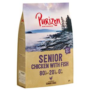 Purizon Senior Kip met Vis - Graanvrij Hondenvoer - 1 kg