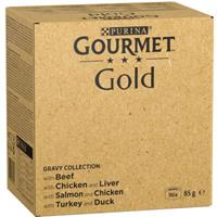 Gold Kattenvoer Voordeelpakket 96 x 85 g - Rund & Kip