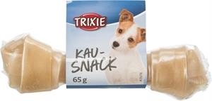 Trixie Kauwknoop met runderhuid 16 cm