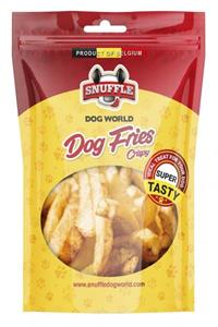 Snuffle dog fries chicken