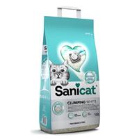 Sanicat Clumping White Katzenstreu geruchslos 10L 10 Liter
