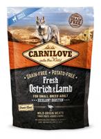 Carnilove Fresh Adult Kleine Rassen Struisvogel, Lam voor Honden  - 6 kg