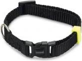 Beeztees Uni - Halsband Hond - Zwart - 20-30 cm x 10 mm