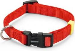 Beeztees Uni - Halsband Hond - Rood - 26-40 cm x 15 mm