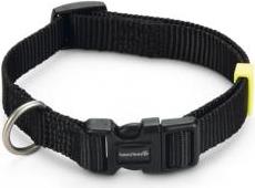 Beeztees Uni - Halsband Hond - Zwart - 26-40 cm x 15 mm