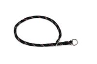 Beeztees - Halsband Hond - Rond - Nylon - Zwart - 50 cm x 8 mm