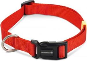 BEEZTEES Uni - Halsband Hond - Rood - 48-70 cm x 25 mm