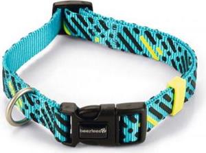 Beeztees Memphis - Halsband Hond - Nylon - Licht Blauw - 35-50cmx20mm