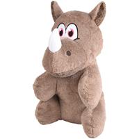 Honden-pluchespeelgoed Neushoorn Henny, bruin