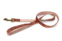 Designed by Lotte Velura - Hondenriem - Fluweel - Roze - 120cmx25mm