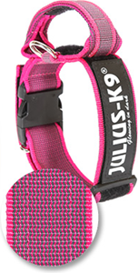 Julius-K9 Halsband Met Beveiligingssluiting - Roze - 40mm x 38-53cm