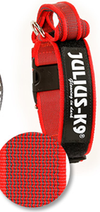 Julius-K9 Halsband Met Beveiligingssluiting - Rood - 40mm x 38-53cm