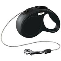 Flexi Flexi New Classic kat koord XS / 3 meter Zwart
