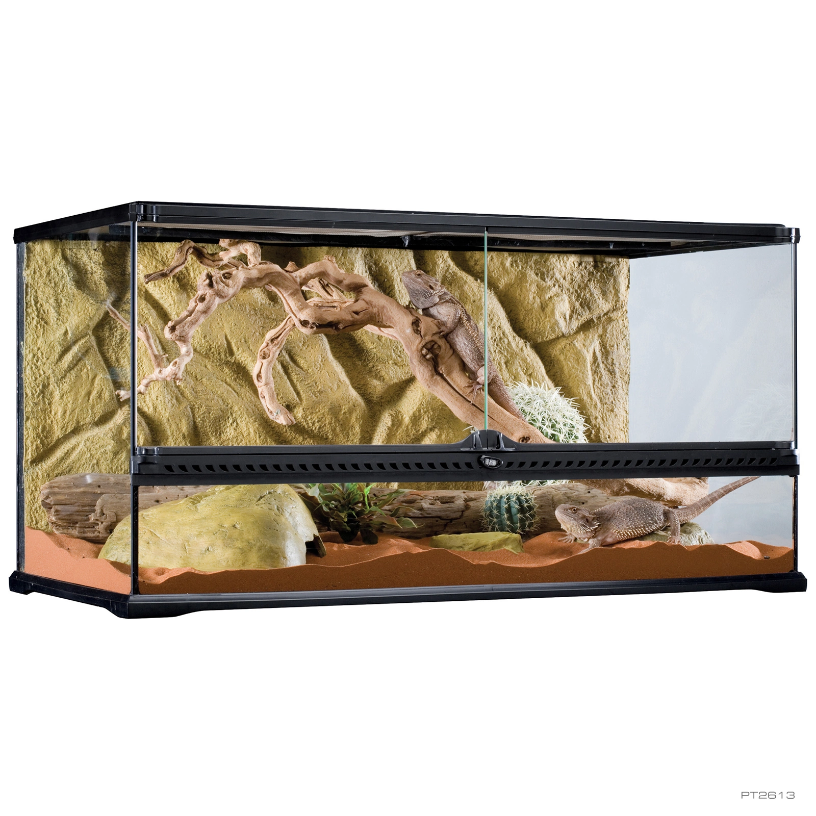 Exo Terra Glas Terrarium | 90 x 45 x 45CM met achterwand
