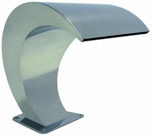 Europond RVS Waterornament Waterval A-500 - Tuinaccessoire, 50cm Uitloop, 5000 l/h Pompcapaciteit