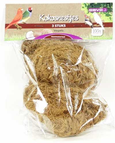 ESVE Kokosnestje, per 3 stuks
