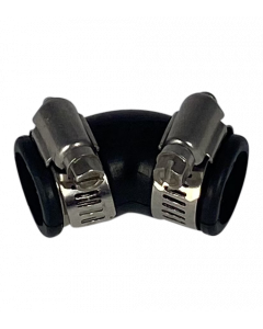 airaqua Air Aqua Flexibele Rubber Vijverbocht 45° 32mm - Weerbestendig en Duurzaam - Ideaal voor Vijversysteem