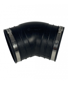 airaqua Air Aqua Flexibele Rubber Bocht 45° - 125mm Vijverleiding | Duurzaam & Onderhoudsvriendelijk