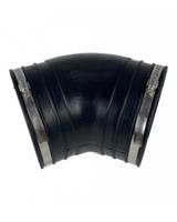 airaqua Air Aqua Flexibele Rubber Vijverbocht 45° - 160mm, Makkelijk te Installeren, Duurzaam Materiaal
