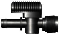 europond PP Afsluitkraan ½" bu.dr. x 13mm Tule