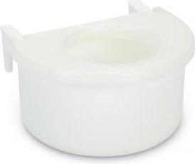 Beeztees Snoepbakje+deksel - Vogelbakje - Wit - 7,5 cm