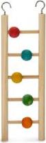 BEEZTEES Beady Ladder - Vogelspeelgoed - 5 Treden - 23 cm