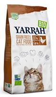 6kg Yarrah Bio Tarwevrij met Kip & Vis droogvoer voor katten