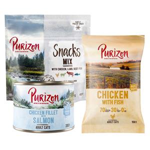 40g Snack Kip&Vis graanvrij Purizon Kattensnack