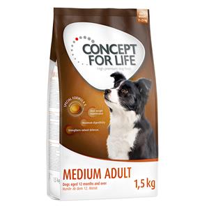 Concept for Life Extra voordelig: 1,5 kg  Hondenvoer - Medium Adult (Nieuw)