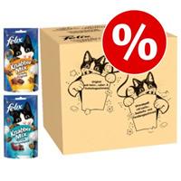 Felix Party Mix Original / Seaside kattensnoep 16 x 60 g