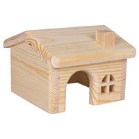 Trixie Huis Puntdak - Kooi Accessoire - 15x11x15 cm Hamsters. Muizen