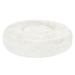 Zooplus Exclusive Ø125 x H25 cm Memory Foam Hondenkussen Vlok Wit