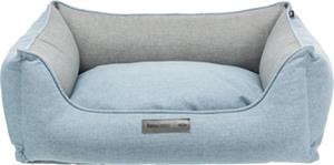 TRIXIE HONDENMAND LONA HOEKIG LICHTBLAUW/GRIJS 80X60X27 CM