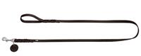 Hunter Führleine Solid Education dunkelbraun 1,1 cm, 2 m