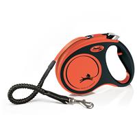 flexi Rollijn Xtreme Tape Leash, zwart-rood