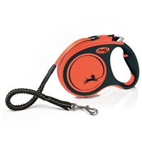 flexi Rollijn Xtreme Tape Leash, zwart-rood