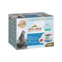 Almo Nature Classic 4x 50 g Almo Nature HFC Natural Light Tonijn, Kip & Ham Natvoer Katten