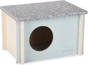 Beeztees Knaagdier Koelhuisje Cico - Knaagdier - Hout - Mint - 26x18x16