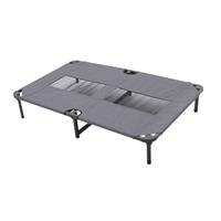 Duvo+ Relax Hondenbed | Grijs 118 x 74 x 19 cm