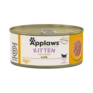 6x70g Kitten Kip Applaws Kattenvoer