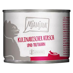 6x 200g MjAMjAM Culinary Venison and Turkey on Fresh Cranberries Wet Cat Food